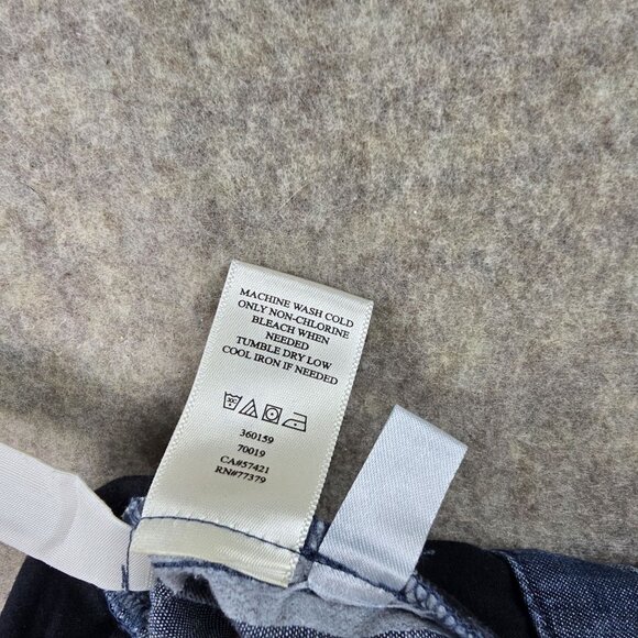 Ann Taylor Womens Blue Chambray Skirt Mid-Rise Size 8 Casual Lightweight Cotton - Picture 6 of 9